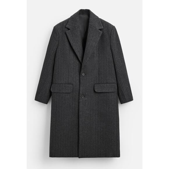 Zara Other - Nwt- Zara Man- striped coat- L